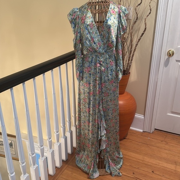 Notes du Nord 🔥Sale🔥silk blend maxi dress. Designed in Denmark 🇩🇰 - Picture 3 of 16